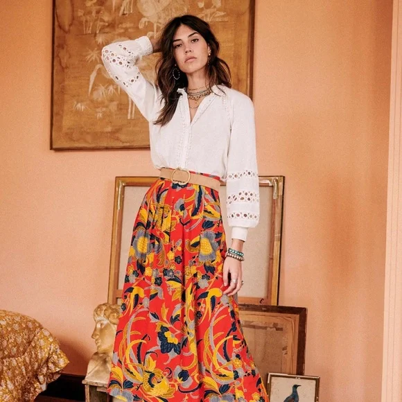 NWT Sezane Beartriz Shirt sz36 - Picture 1 of 6